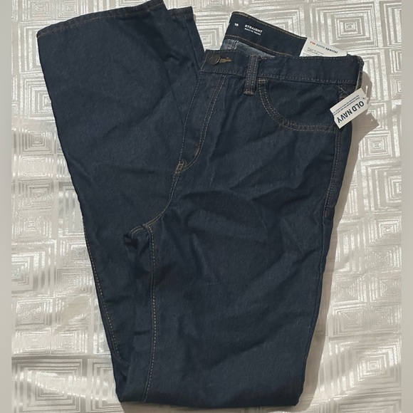 Old Navy Wow Straight Non-Stretch Jeans Medium Dark Wash Boys, NWT - Picture 10 of 12